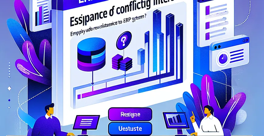 员工抵触 ERP 系统，是否存在利益冲突？